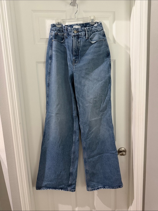 Good American Denim - Good American Light Blue Good Skate High-Rise Jeans